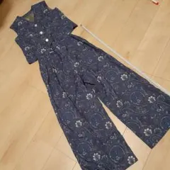 セットアップ　ベストとパンツスタイル