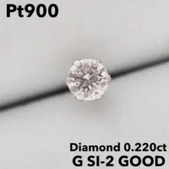 Pt 天然ダイヤモンド0.20ct ！ シンプル6本爪ピアス - メルカリ