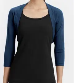 12/21まで最終お値下げ・Loopa／シュラグ（七分袖カーディガン）