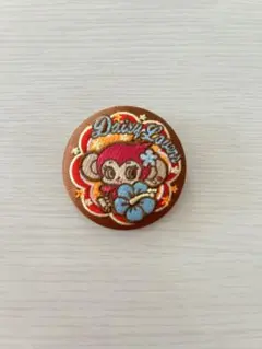 ナルミヤキャラクターズ刺繍缶バッジ　ミンキー