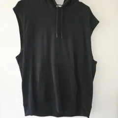 GUフード付き ノースリーブパーカー XL