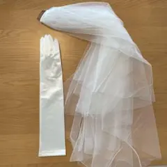 【購入時:20,680円】ウェディンググローブ・ベール
