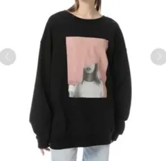 スライ　2WAYフォトスウェットトップス