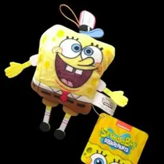 スポンジボブ ぺたっとマスコット キーホルダー ぬいぐるみ