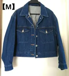 【Mサイズ】【極美品】デニムクロップドジャケット ユニクロ