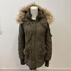 y2k grunge 平成　スライ　モッズコート　カーキ　ライナー付き　ギミック
