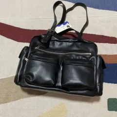 SAMO ONDOH ブラックショルダーバッグ