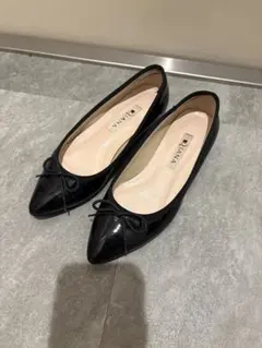 DIANA 21cmブラック パンプス