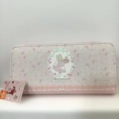 マロンクリーム　長財布　ピンク　花柄のサムネイル