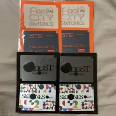 SixTONES ツアーグッズ　ステッカー　シール　４枚セット