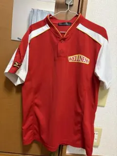 WELLNESS ユニフォーム 半袖 赤 22 MIZUNO