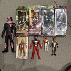 中国限定 仮面ライダー ソフビ フィギュア 6点セット 海外正規品