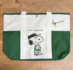 新品 海外限定 スターバックス × PEANUTS コラボ トートバッグ