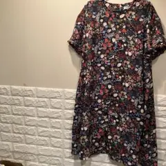 ガルウ様リピーター割ハンドメイドリバティフレンチスリーブワンピース