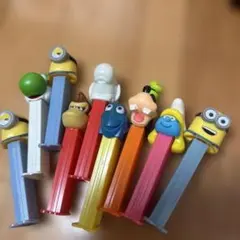 PEZ ペッツ キャラクター フィギュア 9本セットのサムネイル