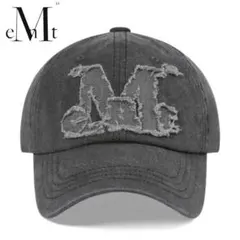 ロゼミューズ RoseMuse Basic washed cap チャコール - メルカリ