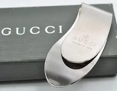 GUCCI グッチ マネークリップ お札 シルバー 銀 メンズ 男性 箱付きのサムネイル