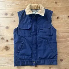 Woolrich ウールリッチ　made in USA ネイビー ベスト　古着