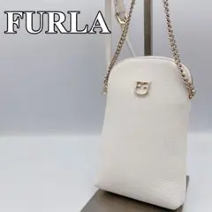 【美品】FURLA フルラ JOY ジョイ レザー ショルダーバック
