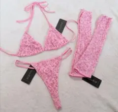 値下げ セクシーランジェリー ワイヤーなし 透け エロ 豹柄 Tバック