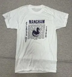 80s USA製MANGHAM CLASS OF 1980 Tシャツ
