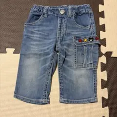 DOUBLE.B デニムハーフパンツ 100cm