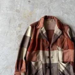 【糸巻きタグアメリカ製】マックレガー50s60sウールシャツジャケットツイード.