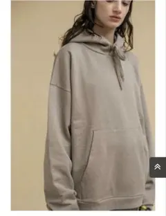 美品☆monkey time パーカー　ベージュ×イエロー　スウェット