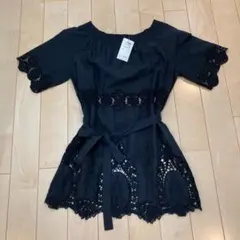 ナラカミーチェ　黒レースチュニック未使用品のサムネイル