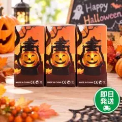 これからの季節に！ハロウィン ランプ 3個セット LED ライト