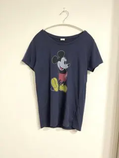 最終お値下げミッキーマウス Tシャツ サイズM ネイビー ディズニー