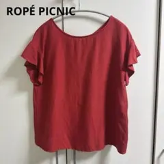 ROPÉ PICNIC フリル袖ブラウス レッド 38 ロペピクニックのサムネイル