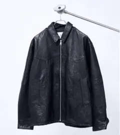 417 EDIFICE UPCYCLE LETHER BLOUSON
