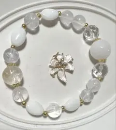 金運・輝き】極上ルチルクォーツとゴールドリボンの贅沢天然石 