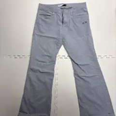 Oakley グレー チェック柄 ゴルフパンツ