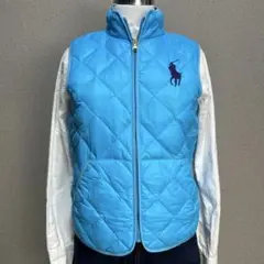 美品 ラルフローレン キルティングベスト ビッグポニー ゴルフ用 スポーツ用