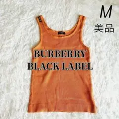 美品BURBERRY BLACK LABEL【リブタンクトップ】ノースリーブのサムネイル