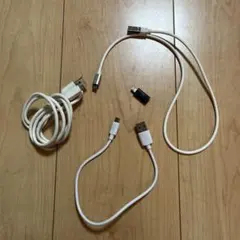 USB 充電ケーブル 変換アダプタセット