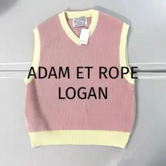 未使用 ADAM ET ROPE LOGAN別注 Vネック ベスト