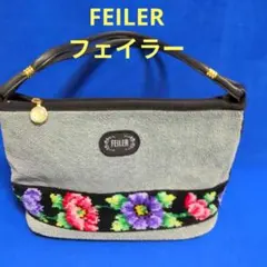 FEILER フェイラー ミニバッグ バッグ グレー 花柄