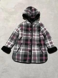 IKE BEHAR kids チェック柄コート　4/5