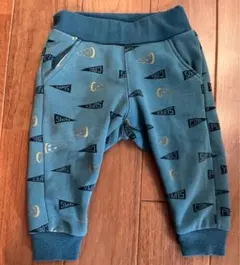 【美品】BREEZE グリーンパンツ お洒落 80cm