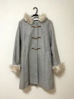 Honeys ハニーズ ロングダッフルコート グレー