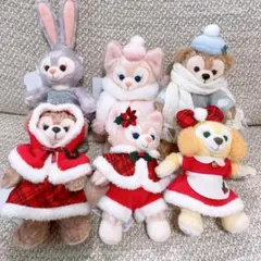 【新品】ダンシングスノーフレークス　クリスマス　ぬいぐるみバッジ　６点セット