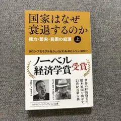国家はなぜ衰退するのか 上 権力・繁栄・貧困の起源