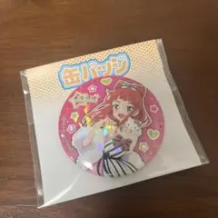 【アイカツ】サンリオコラボ　ホログラム缶バッジ　早乙女あこ　チャーミーキティ