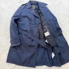 TATRAS ダウンライナー付 トレンチコート ロング 2way 04 紺色のサムネイル