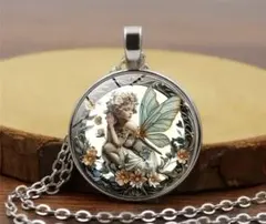 ヴィンテージエンジェルフェアリー ペンダントネックレス