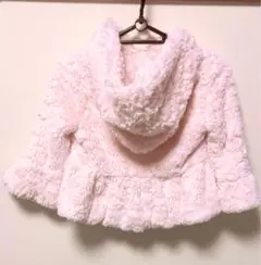 メゾピアノ　フード付きコート　130cm