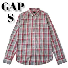 Gap　シャツ　チェック　S　綿100％　古着　古着女子　ユニセックス